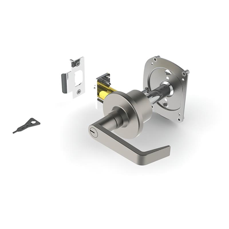 Purleve Keyed Lever Hardware #1014 and Latch #1017